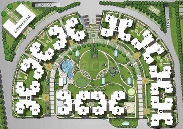 Master Plan in 3 BHK Apartment at Ramprastha Skyz, Sector 37d – for Sale