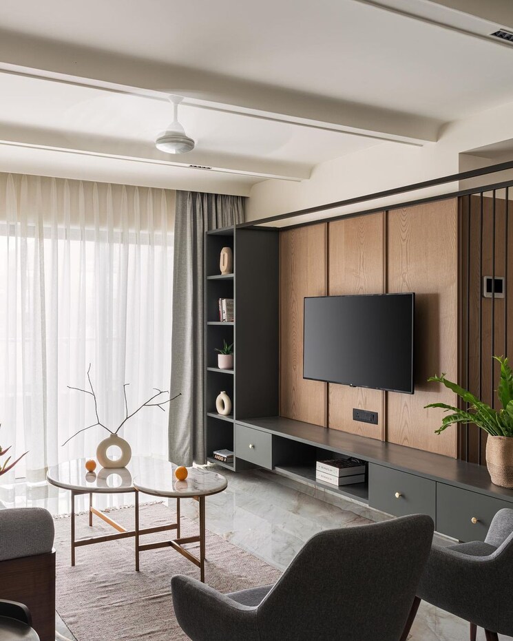 Living Room, aditya-garden-city 2 Bedroom 900 Sq.Ft. Apartment In Warje Pune 7700804