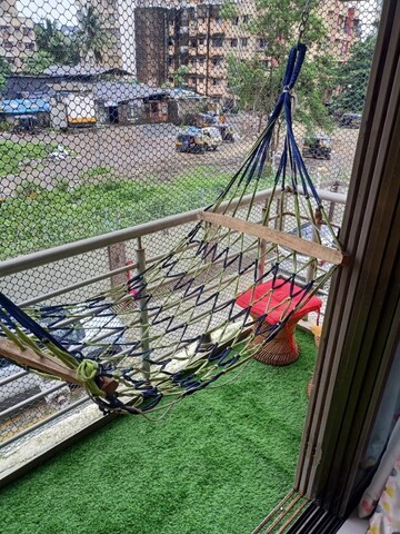 Balcony in 2 BHK Apartment at Madhu Platina, Mira Road – for Rent