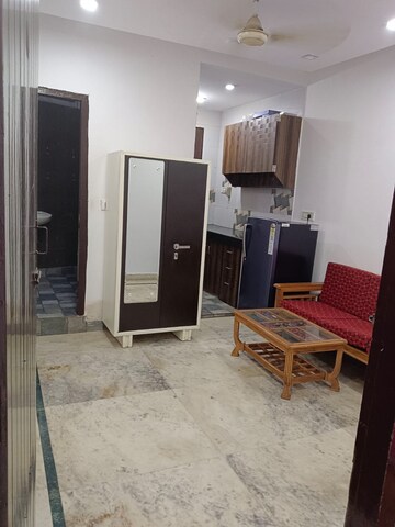Living Room in 1 BHK Builder Floor at Lajpat Nagar – for Rent