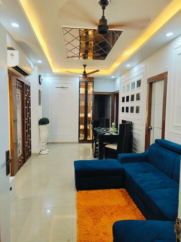 Living Room in 4 BHK Apartment at Uninav Utopia, Morti – for Sale