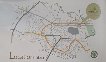 1 BHK Apartment – Map Location View at Kashish Manor One, Sector 111 - for Sale