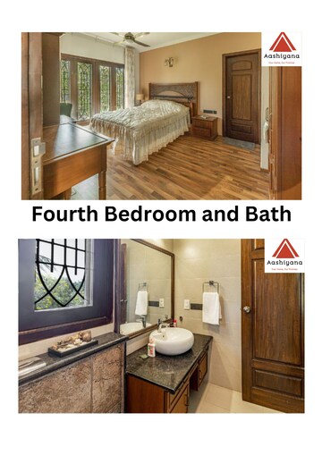 Bedroom in 4 BHK Villa at Swiss Towns, Devanahalli – for Rent