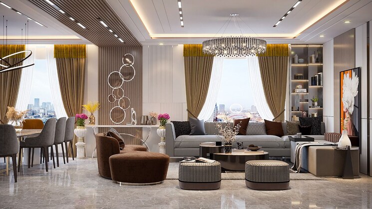 Living Room, ashok vihar 6+ Bedroom 3110 Sq.Ft. Independent House In Ashok Vihar Delhi 7703665