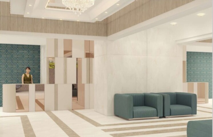 Kitchen, rna-ng-bliss 1 Bedroom 394 Sq.Ft. Builder Floor In Mira Road Thane 7704091