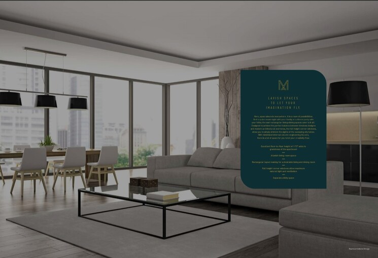 Living Room, kalpataru-matru-ashish 3 Bedroom 1613 Sq.Ft. Apartment In Matunga East Mumbai 7704404