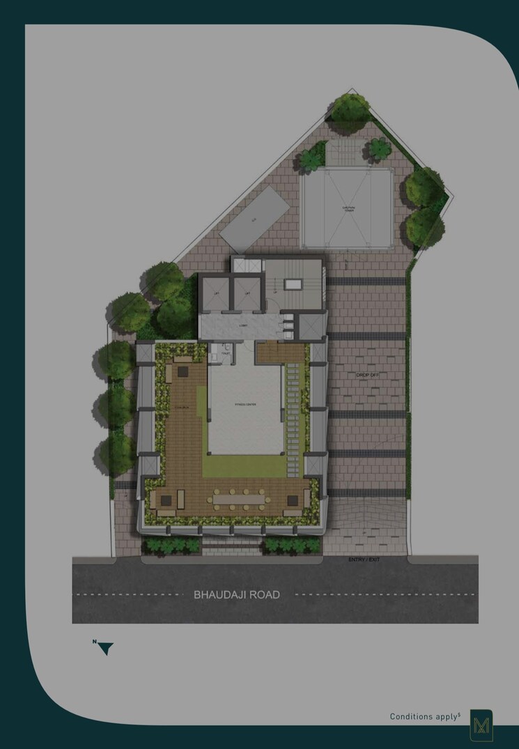 Master Plan, kalpataru-matru-ashish 4 Bedroom 2416 Sq.Ft. Penthouse In Matunga East Mumbai 7704459