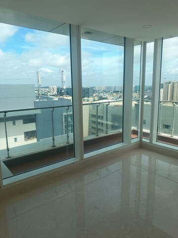 Balcony in 5 BHK Apartment at RMZ Latitude, Hebbal – for Rent