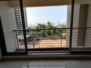 Balcony in 2 BHK Apartment at Runwal Eirene, Balkum Pada – for Rent