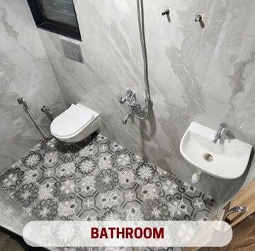 Bathroom in 1 BHK Apartment at Imperial Paramount, Nalasopara West – for Sale