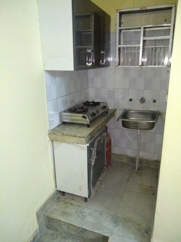Kitchen in 1 BHK Builder Floor at Lajpat Nagar – for Rent