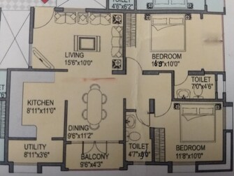 2 BHK Apartment For Resale in Uday Suryodaya Whitefield Bangalore  7702809