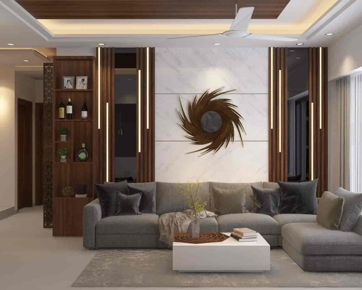 Living Room, sheth-auris-serenity-tower-2 2 Bedroom 805 Sq.Ft. Apartment In Malad West Mumbai 7705839
