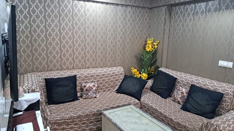 Living Room, klj-greens 2.5 Bedroom 1400 Sq.Ft. Apartment In Sector 77 Faridabad 7706181