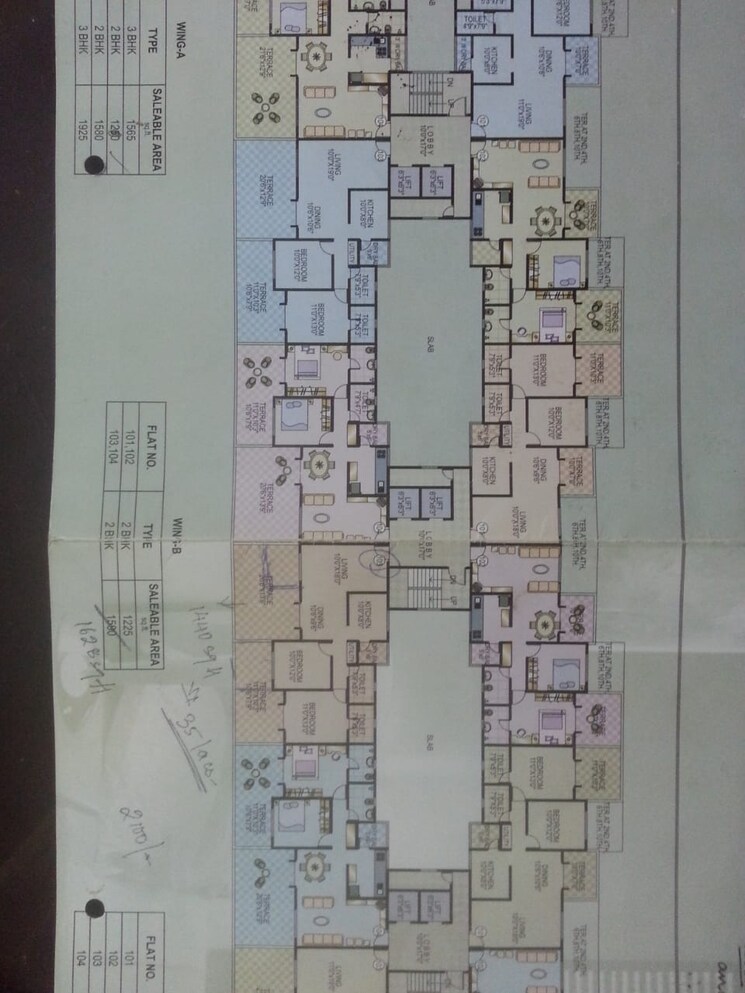 Master Plan, nancy-palace 3 Bedroom 1600 Sq.Ft. Apartment In Wanowrie Pune 7707288