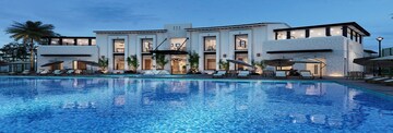 Swimming Pool in 4 BHK Villa at Aditya Royal Palm, Shaikpet – for Sale
