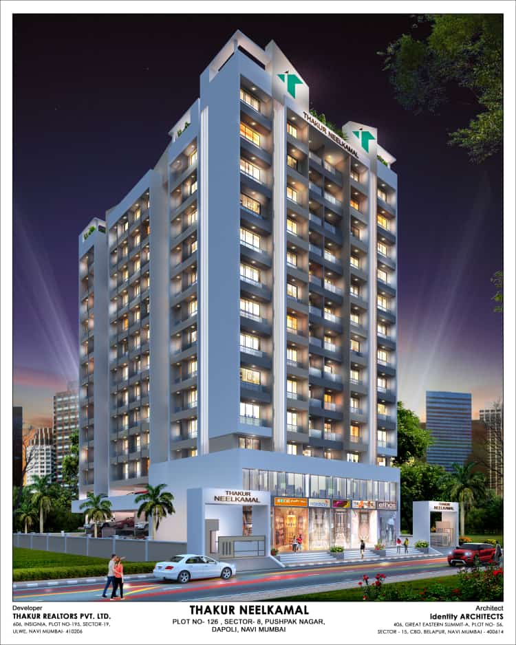 1 BHK Apartment For Resale in Thakur Neelkamal Pushpak Nagar Navi Mumbai  7707784