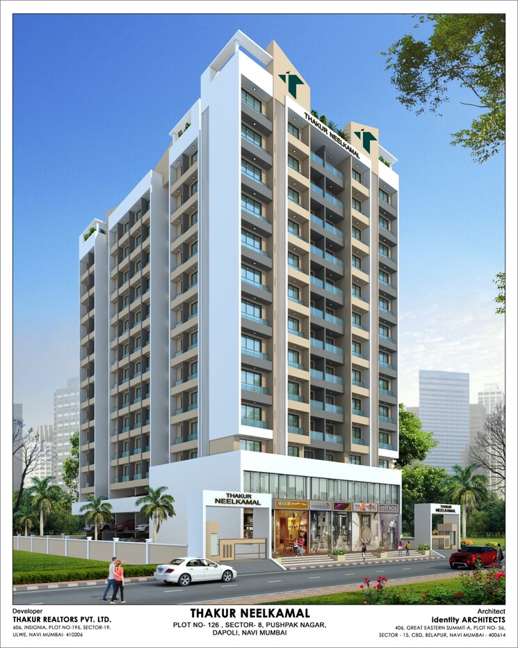 Exterior View, thakur-neelkamal 1 Bedroom 765 Sq.Ft. Apartment In Pushpak Nagar Navi Mumbai 7707784