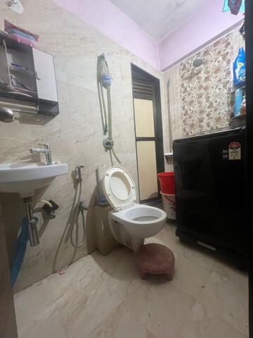 Bathroom in 1 BHK Apartment at Sanghvi Valley, Kalwa – for Sale