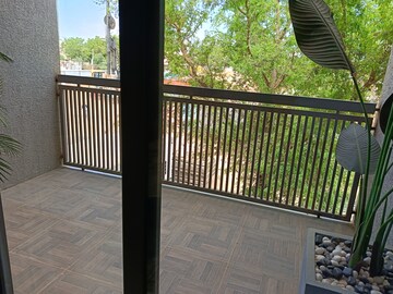 Balcony in 3 BHK Apartment at MBA Om Elegance, Zundal – for Sale