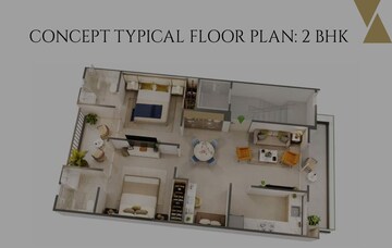 Floor Plan in 3.5 BHK Apartment at M3M Soulitude, Sector 89 – for Sale