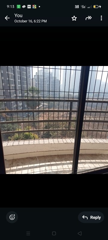 Balcony in 1 BHK Apartment at Kavya Hill View CHS, Anand Nagar – for Sale