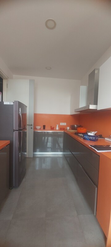 Kitchen in 3 BHK Apartment at Suraj Oranje Castle, Gomti Nagar – for Sale