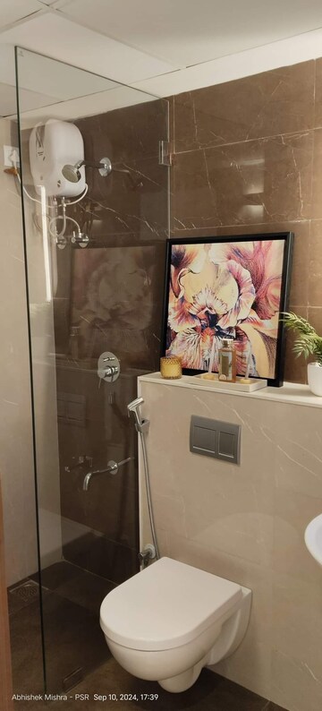 Bathroom in 2 BHK Apartment at Shantee Flamingo Residency, Vasai West – for Sale