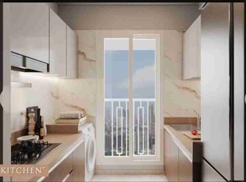 Kitchen in 2 BHK Apartment at Crescent Silverwoods, Powai – for Sale