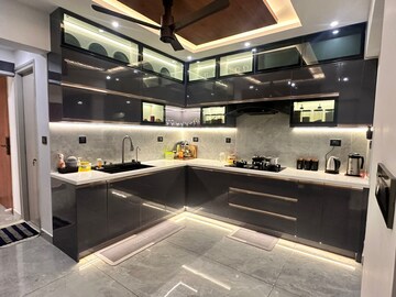 Kitchen in 3 BHK Apartment at Kadavanthra – for Sale