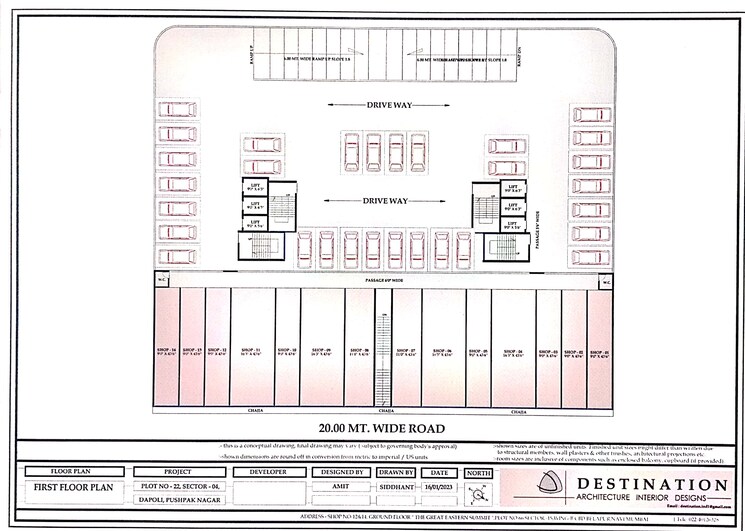 Floor Plan, bn-kavya-hills 1 Bedroom 775 Sq.Ft. Apartment In Dapoli Navi Mumbai 7710671