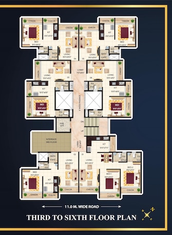 1 BHK Apartment For Resale in SG Ashtavinayak Diamond Pushpak Nagar Navi Mumbai  7710793