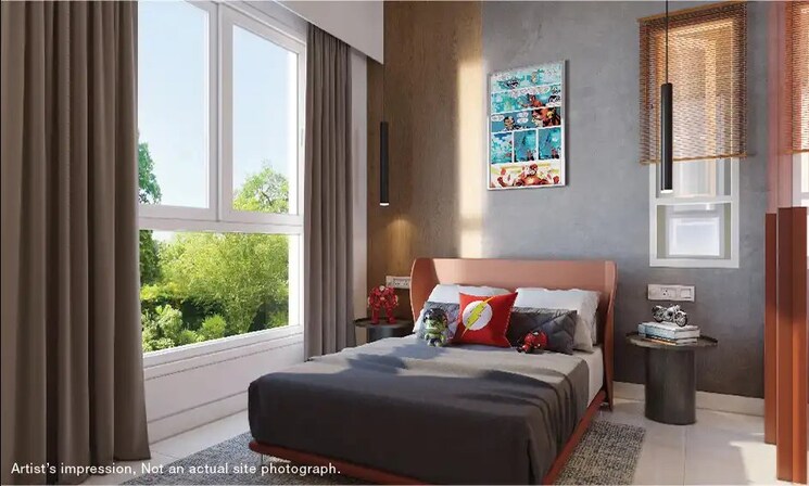 Bedroom, godrej-sky-greens 3 Bedroom 850 Sq.Ft. Apartment In Kharadi Pune 7711046