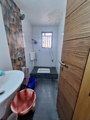 Bathroom in 3 BHK Apartment at Seasons Autumn, Kalyan West – for Rent