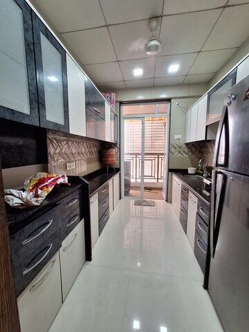 Kitchen in 3 BHK Apartment at Seasons Autumn, Kalyan West – for Rent