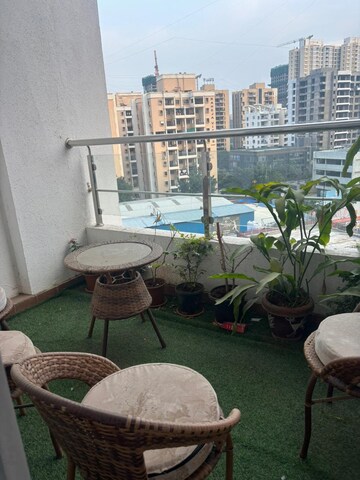 Balcony in 2 BHK Apartment at Archana Kohinoor Glory, Mohammadwadi – for Rent