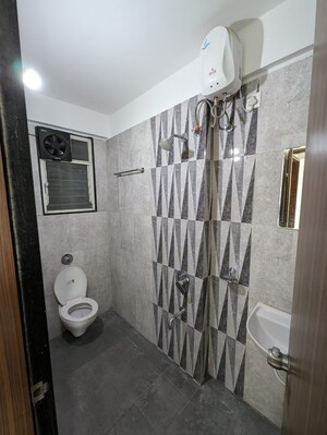 Bathroom in 2 BHK Apartment at Kohinoor Reina, Kondhwa – for Rent