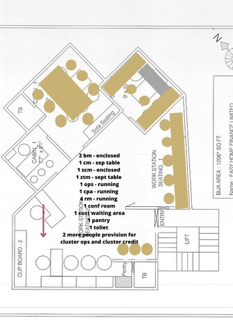 Commercial Office Space 1260 Sq.Ft. For Rent in Mithakhali Ahmedabad  7714833