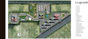Master Plan in 2 BHK Apartment at Pareena Coban Residences, Sector 99a – for Sale