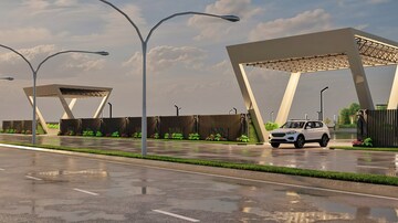  Plot – Exterior View View at Super Corridor - for Sale