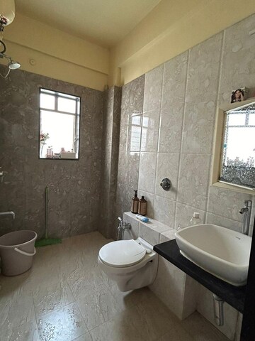 Bathroom in 2 BHK Apartment at Gini Bellissimo, Dhanori – for Rent