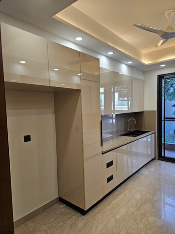 Kitchen in 4 BHK Builder Floor at Sushant Lok 2, Sector 57 – for Sale