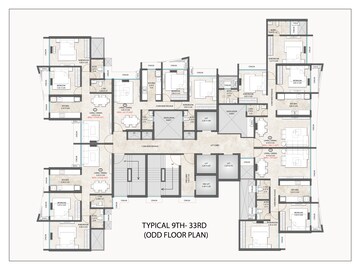 Floor Plan in 1 BHK Apartment at Innovative Crystal, Kharghar Sector 34 – for Sale