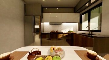 Kitchen in 3 BHK Penthouse at Miramar – for Sale