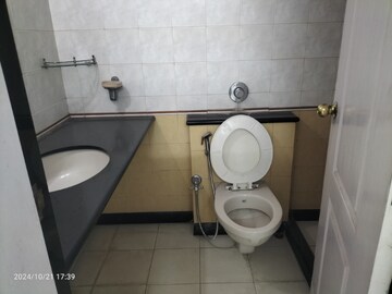 Bathroom in 3 BHK Apartment at Vascon Eves Garden, Baner – for Rent
