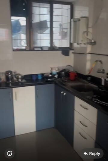 Kitchen in 3 BHK Apartment at Treasure Park, Walvekar Nagar – for Sale