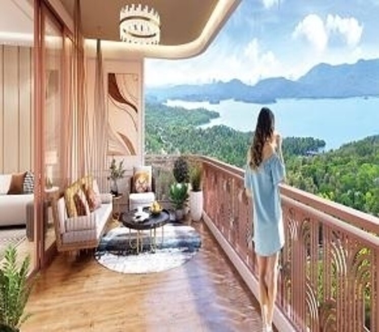 Balcony, lodha-codename-limited-edition 2 Bedroom 750 Sq.Ft. Builder Floor In Mulund East Mumbai 7719493