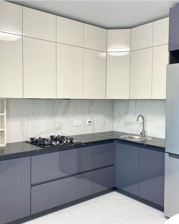 Kitchen in 3 BHK Apartment at Omaxe The Palace, Gomti Nagar – for Sale