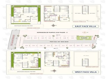 Floor Plan in 3 BHK Villa at Shankarpalli – for Sale