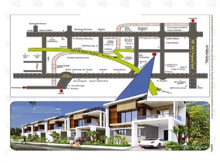 Exterior View, shankarpalli 3 Bedroom 2100 Sq.Ft. Villa In Shankarpalli Hyderabad 7720240